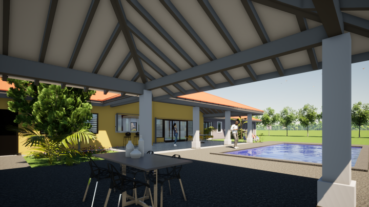Conception plan architectural Martinique